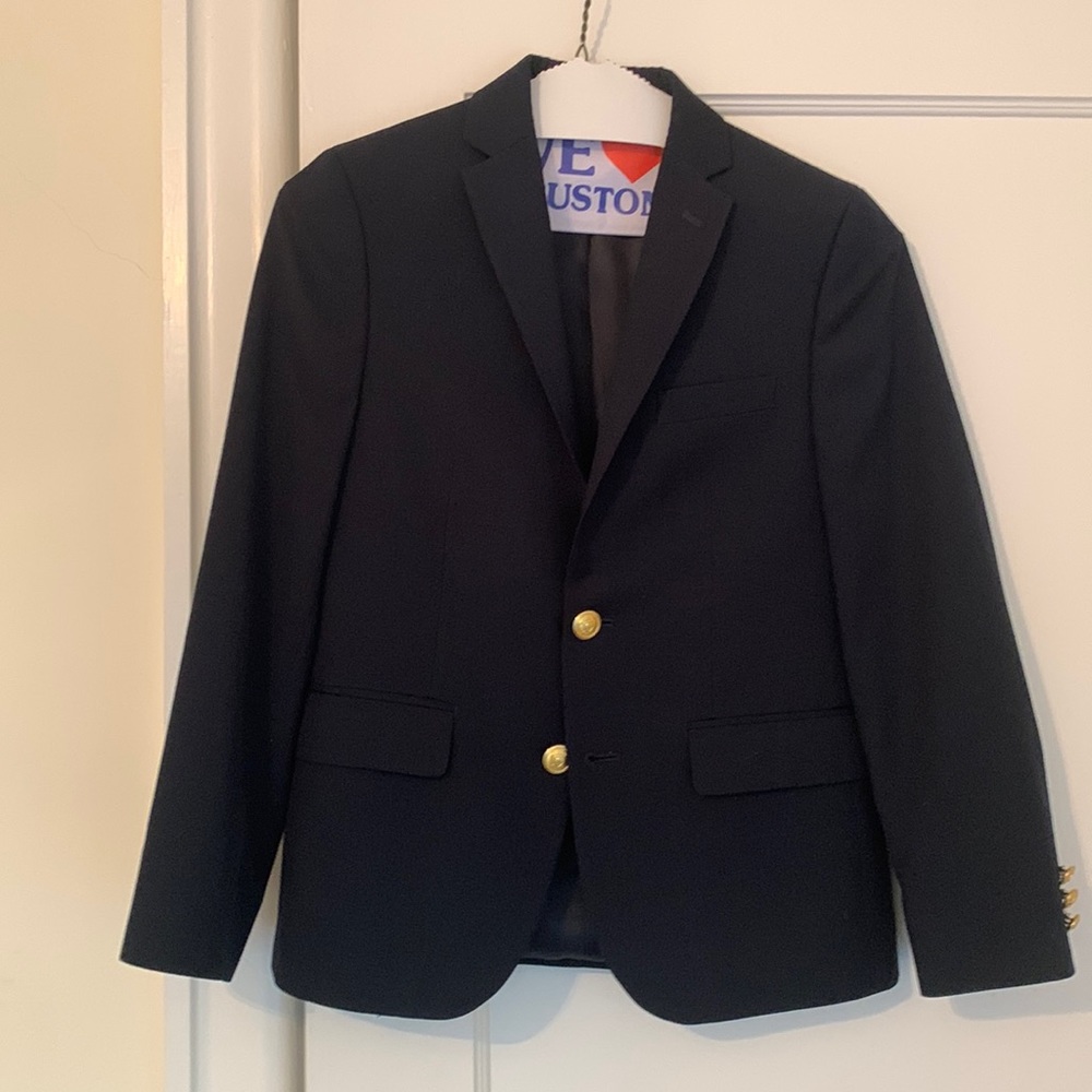 Navy blue blazer, boys, 12R